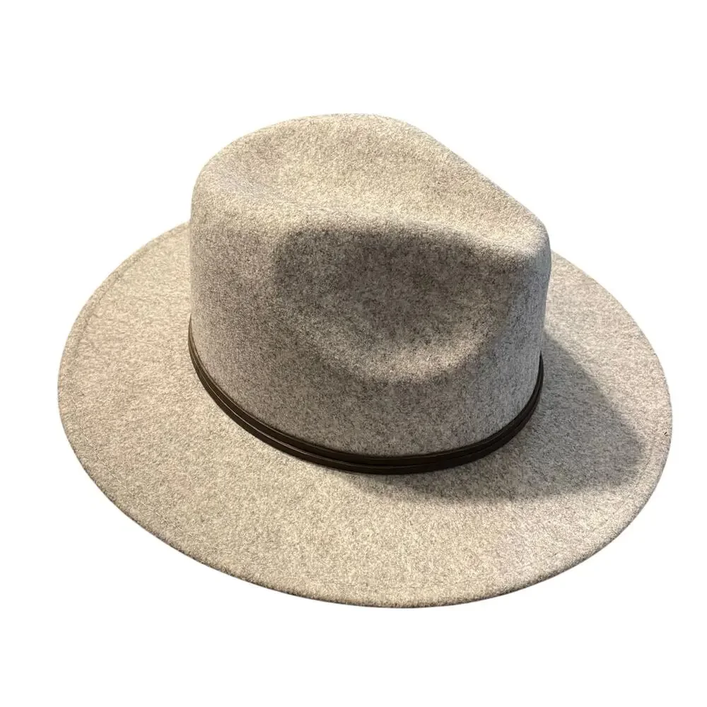 C.C Hitch Knot Trim Vegan Fabric Panama Hat One Size